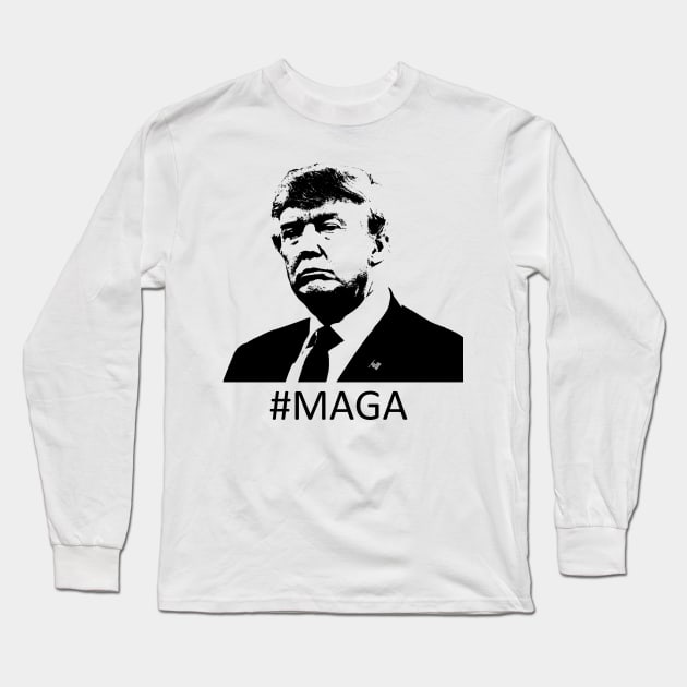 Trump Long Sleeve T-Shirt by phatvo